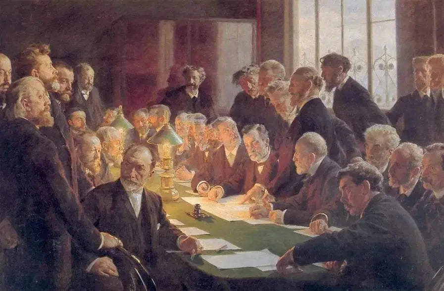 Comité para la Exposición de arte francés de Copenhague 1888 - Peder Severin Krøyer
