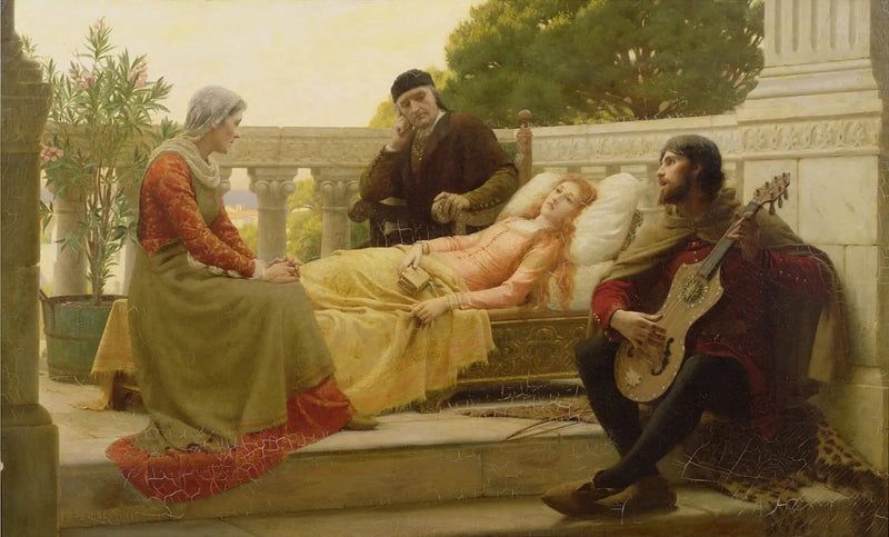 Cómo le gustaba a Liza al rey - Edmund Blair Leighton