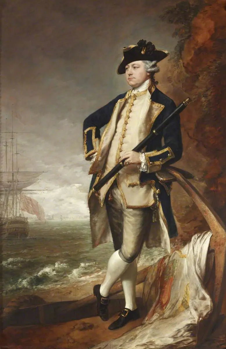 Commodore el honorable Augusto Hervey, más tarde vicealmirante y tercer conde de Bristol (1724-1779) - Thomas Gainsborough
