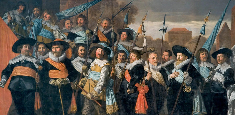 Compañía de la milicia burguesa de los mosqueteros de Haarlem 1639 - Frans Hals