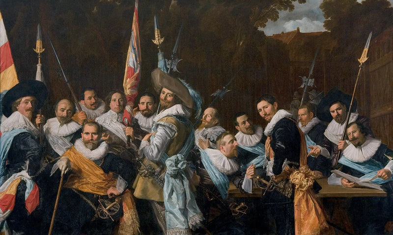 Compañía de la milicia burguesa de los mosqueteros de San Adrián, Haarlem 1633 - Frans Hals