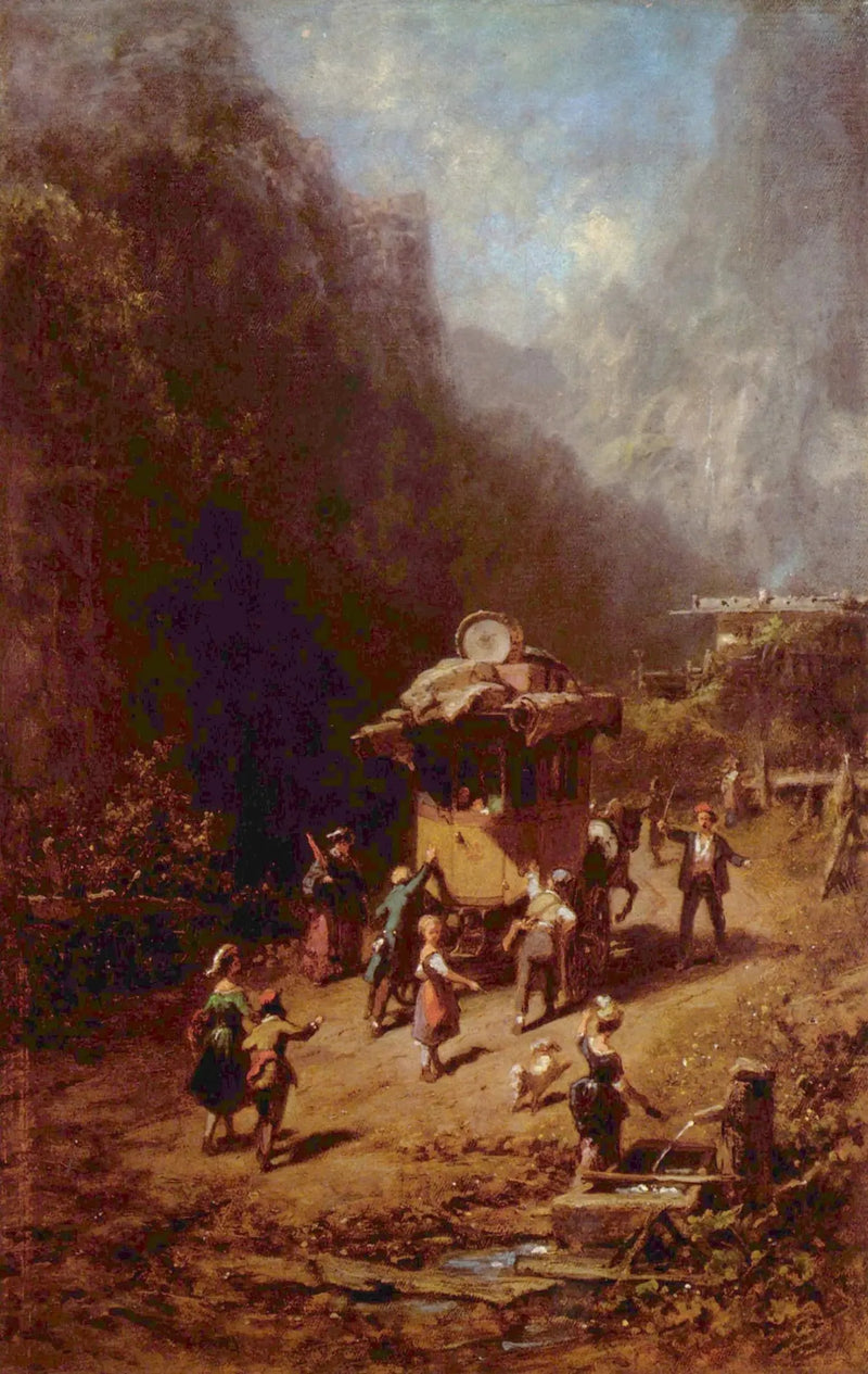 Compañía de artistas ambulantes - Carl Spitzweg