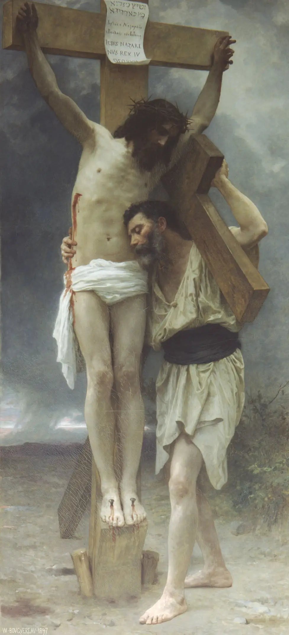 Compassion ! - Bouguereau image 1 reproduction d’œuvre d’art à l’huile