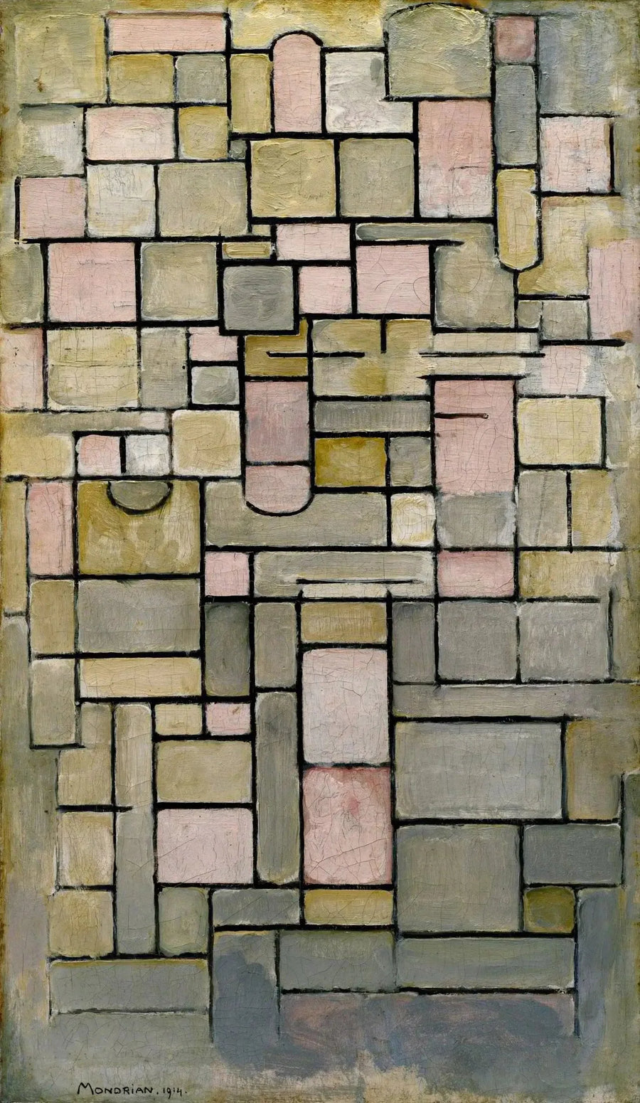 Composición 8 - Piet Mondrian