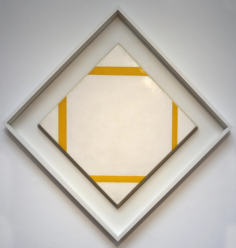 Composición con líneas amarillas - Piet Mondrian
