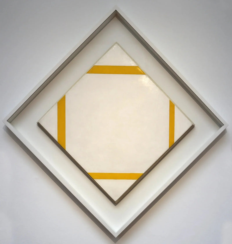 Composición con líneas amarillas - Piet Mondrian