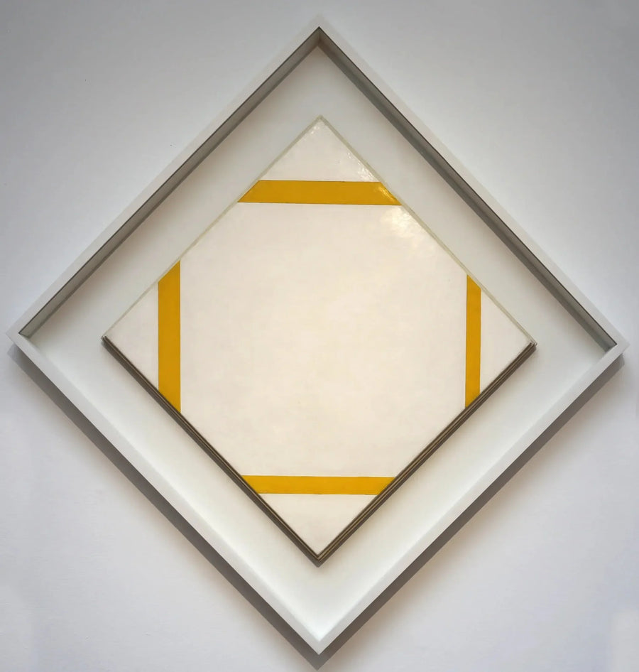 Composición con líneas amarillas - Piet Mondrian