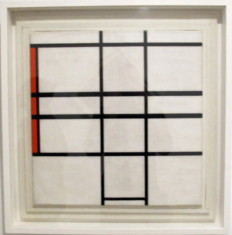 Composición con blanco y rojo - Piet Mondrian