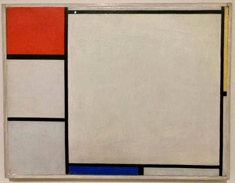 Composición con rojo, amarillo y azul - Piet Mondrian
