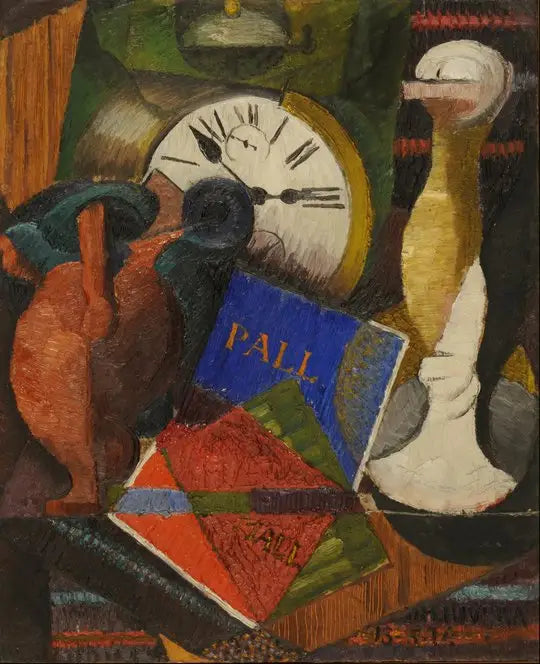 Composición con reloj - Diego Rivera