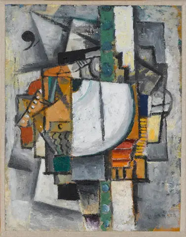 Composición cubo-futurista con piano - Kazimir Malevich