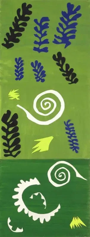 Composición fondo verde - Henri Matisse