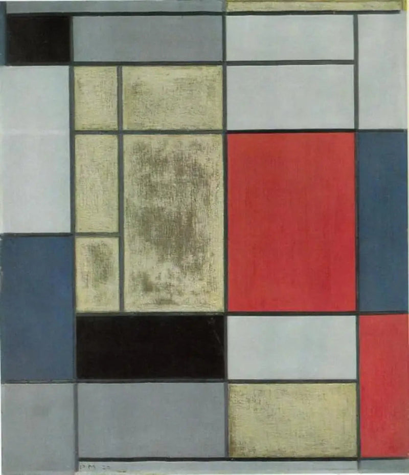 Composición I - Piet Mondrian