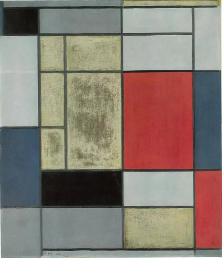 Composición I - Piet Mondrian