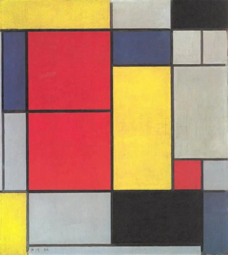Composición II - Piet Mondrian