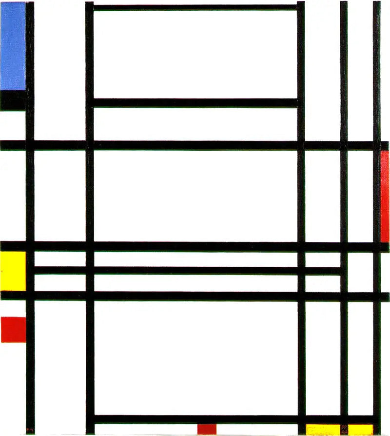 Composición n° 10 - Piet Mondrian