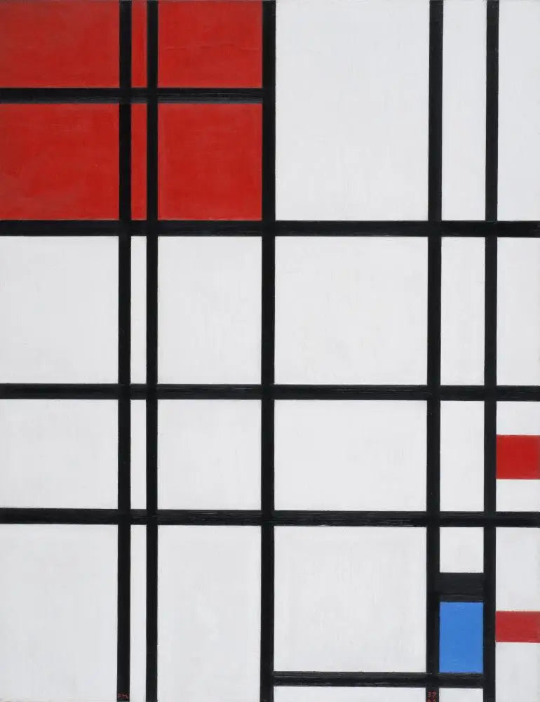 Composición n° 7 - Piet Mondrian