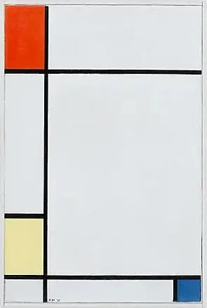 Composición n° III con rojo, amarillo y azul - Piet Mondrian