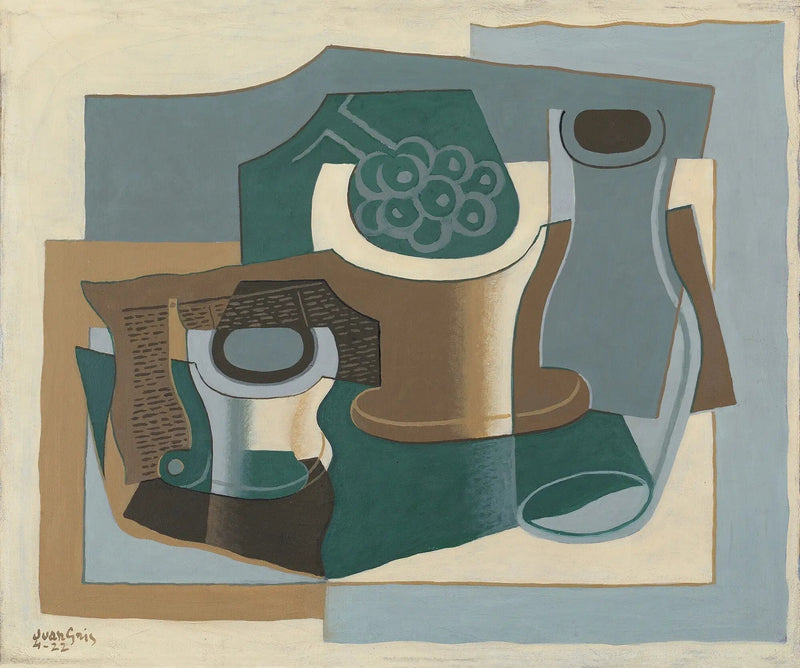 Frutero y jarra - Juan Gris