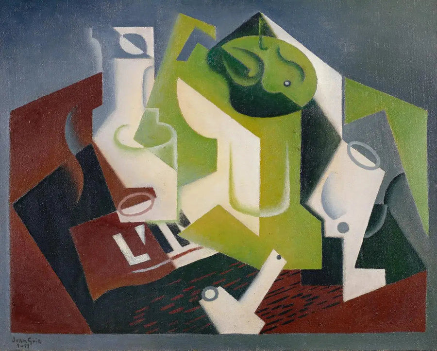 Frutero y pipa - Juan Gris