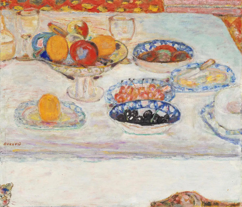 Fruteros y platos de frutas - Pierre Bonnard