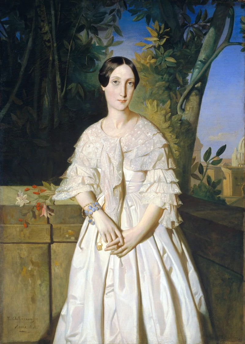 Comtesa de La Tour-Maubourg (Marie-Louise-Charlotte-Gabrielle Thomas de Pange) - Théodore Chassériau