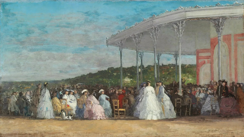 Concierto en el Casino de Deauville - Eugène Boudin
