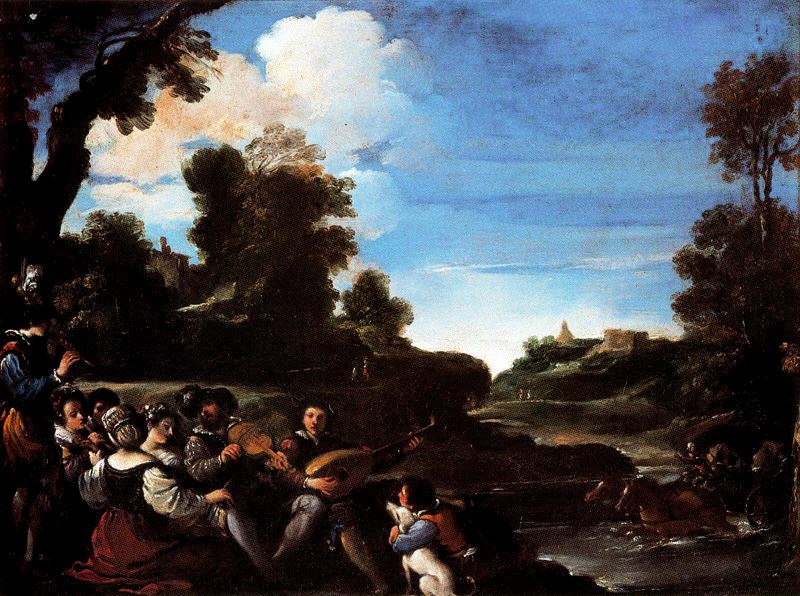 Concierto campestre - Guercino
