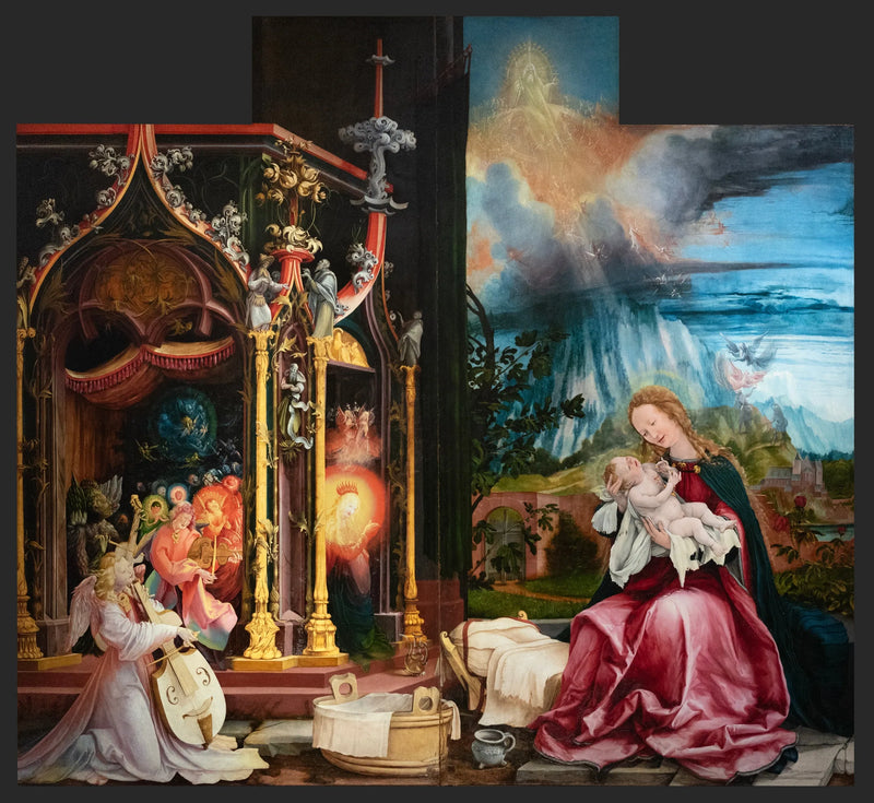 Concierto de los Ángeles y Natividad - Matthias Grünewald