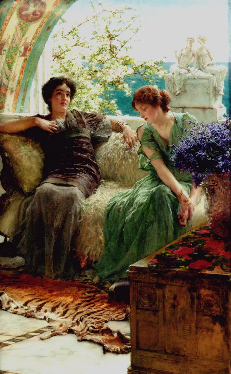 Confidences importunes - Lawrence Alma-Tadema - Alpha Reproduction