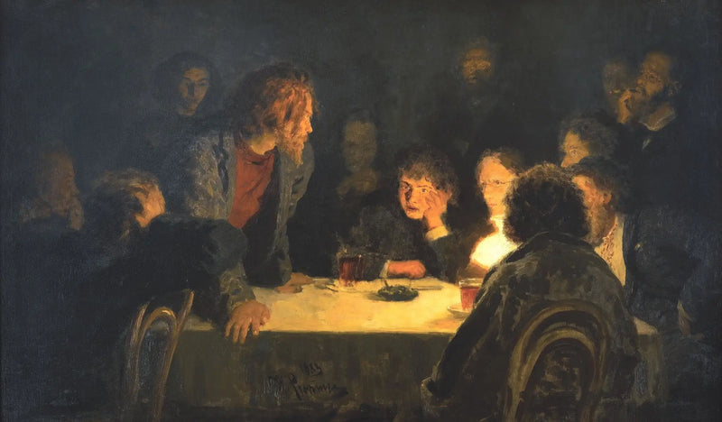 Congregación revolucionaria - Ilya Repin