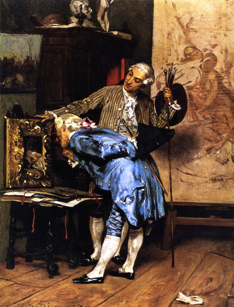 Conocedor en el taller del artista - Giovanni Boldini