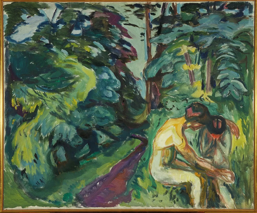 Consolación en el bosque - Edvard Munch