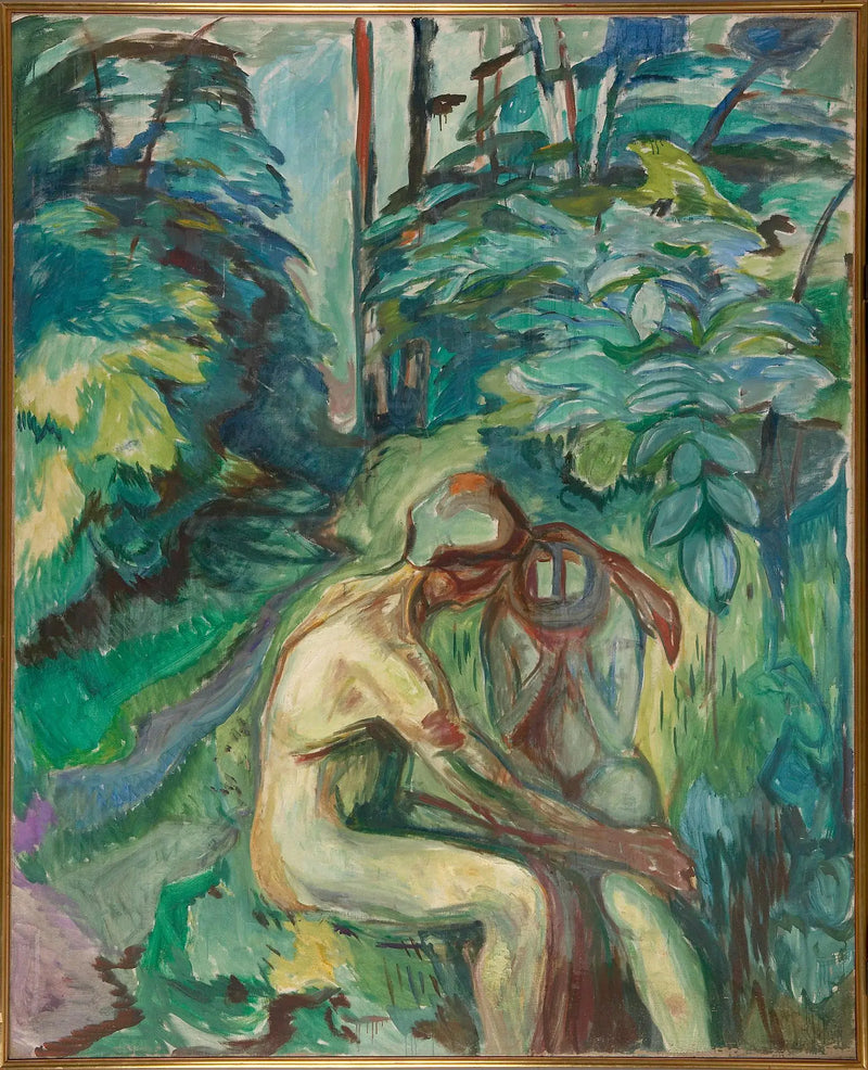 Consolación en el bosque - Edvard Munch