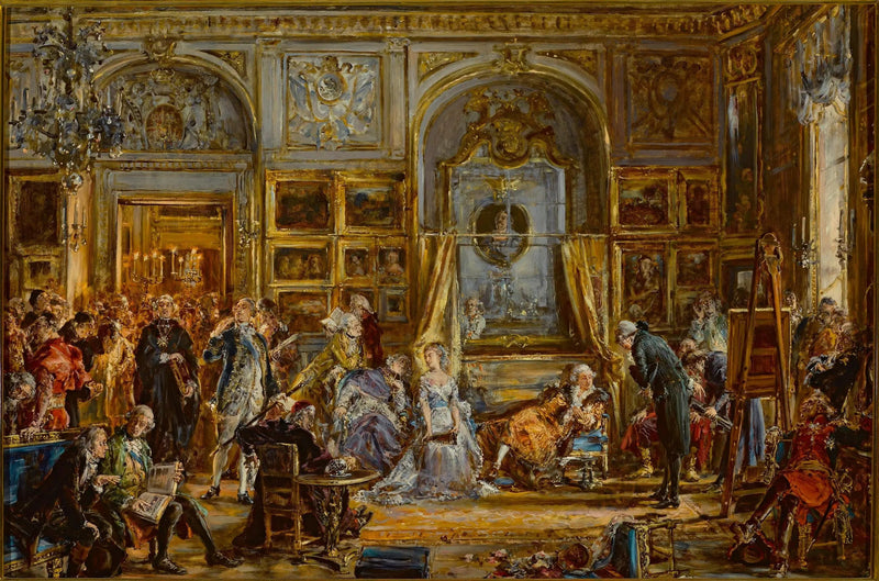 Constitución del 3 de mayo. Dieta cuatrienal. Comisión de educación. Reparto de 1795. Extracto de la serie «Historia de la civilización en Polonia». - Jan Matejko