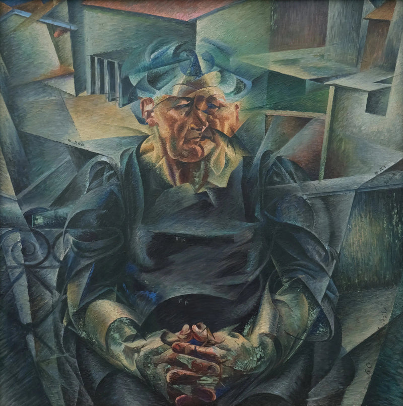Construcción horizontal - Umberto Boccioni
