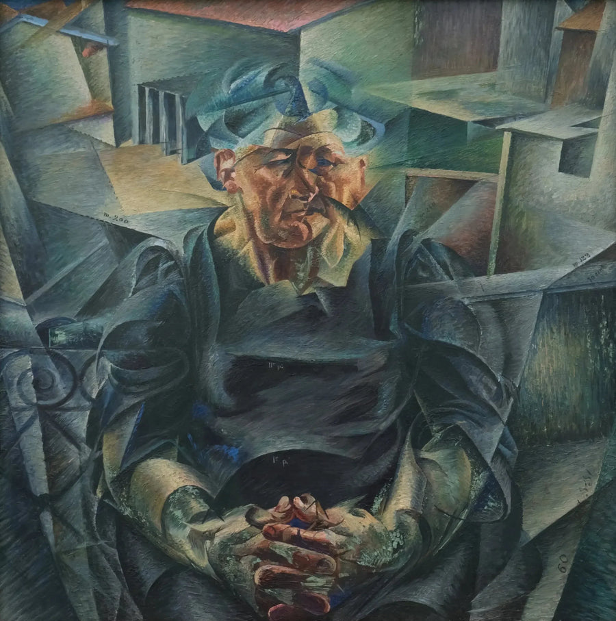 Construcción horizontal - Umberto Boccioni