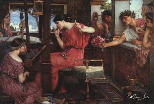 Consulter l’Oracle - John William Waterhouse Reproductions de tableaux à la peinture à l’huile