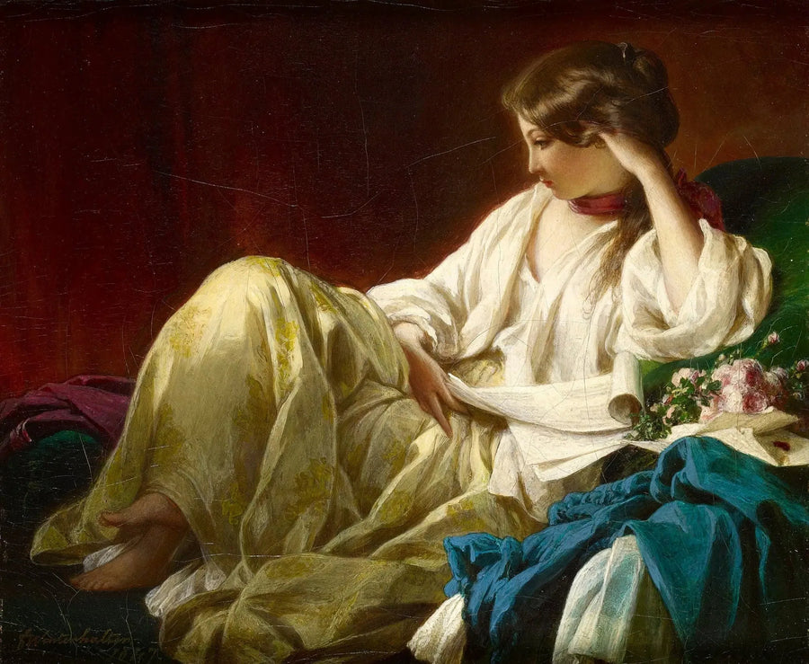 Contemplación - Franz Xaver Winterhalter