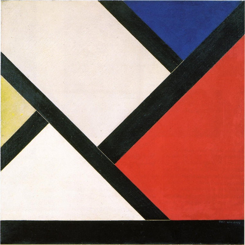 Contra-compositie XIV - Theo van Doesburg