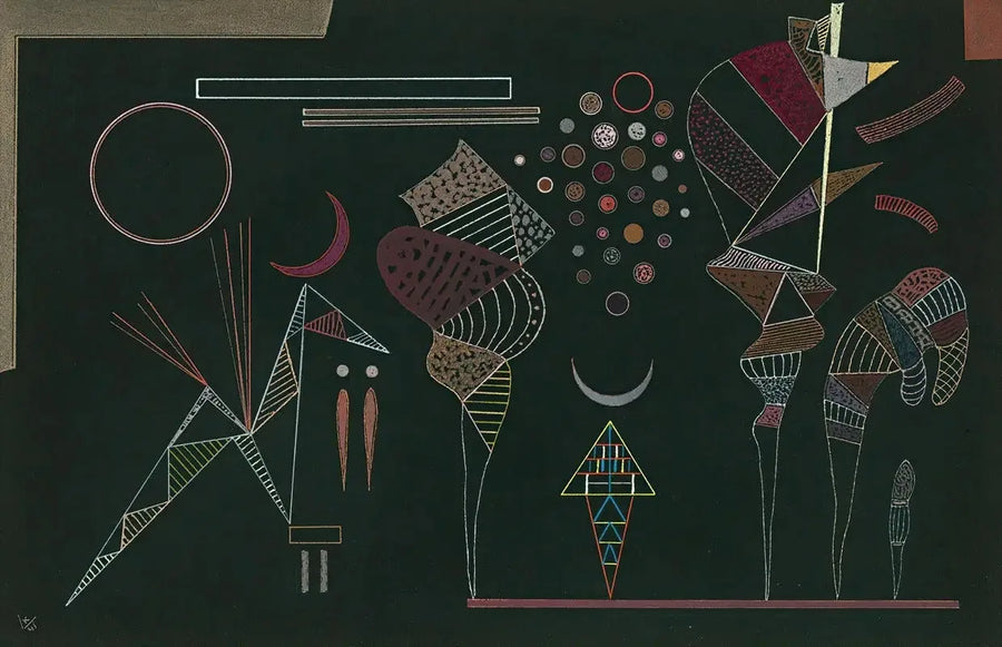 Contrastes reducidos - Vassily Kandinsky