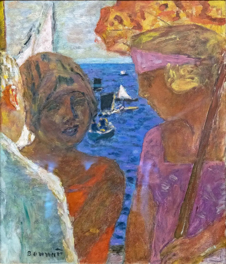 Conversation à Arcachon - Pierre Bonnard image 1 reproduction réalisée par Alpha Reproduction