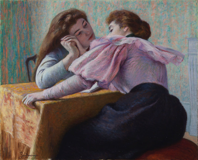 Conversación en la mesa - Federico Zandomeneghi