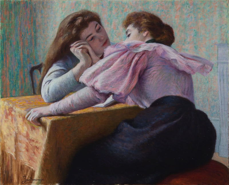 Conversación en la mesa - Federico Zandomeneghi