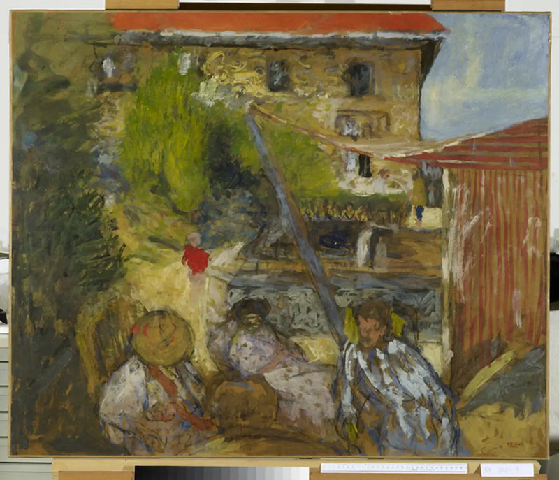 Conversación en el jardín - Édouard Vuillard