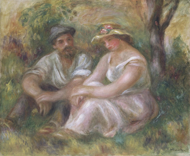 Conversación - Pierre-Auguste Renoir