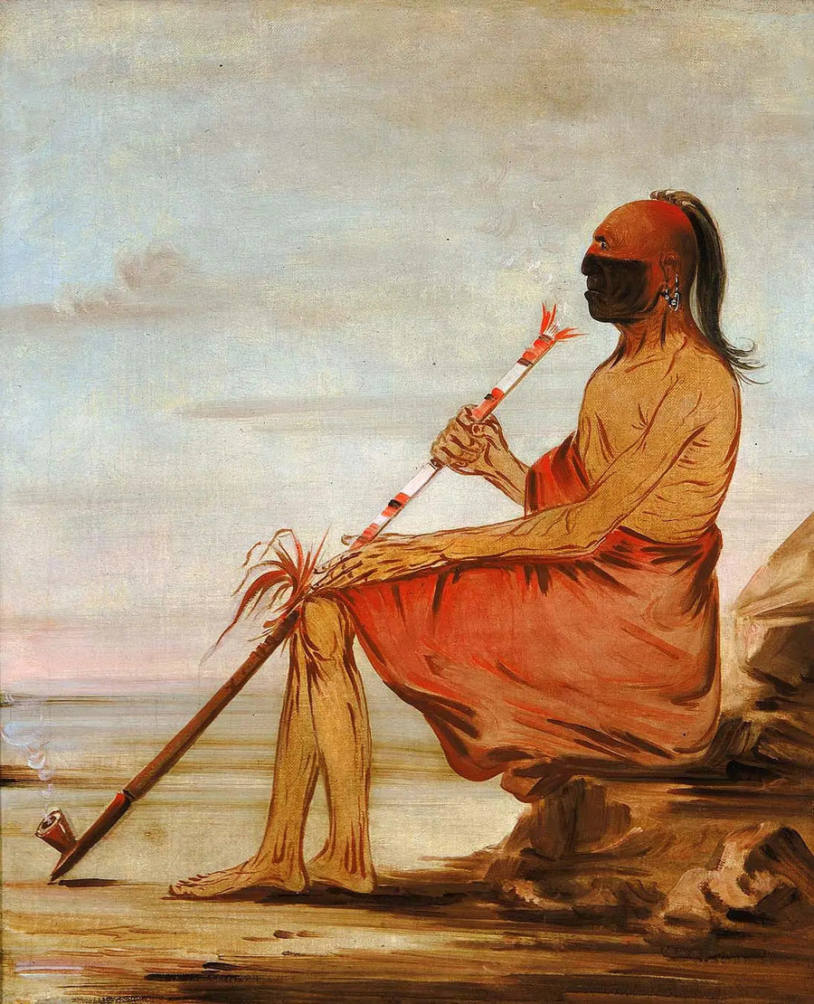 Coo-coo-coo, el búho, un viejo jefe - George Catlin