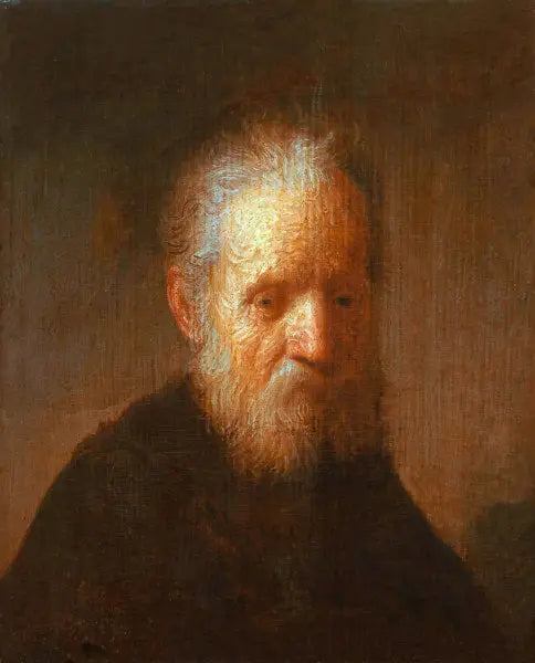 Copia de « Busto de un anciano » - Rembrandt