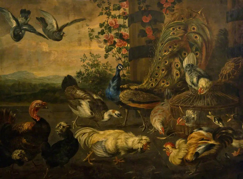 Gallos de combate - Melchior de Hondecoeter