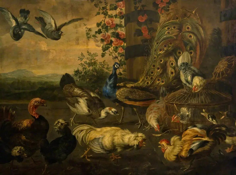 Gallos de combate - Melchior de Hondecoeter